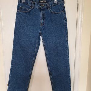 Dakota Mens Straight Leg Denim Jeans, 36W x 30L, Stonewash